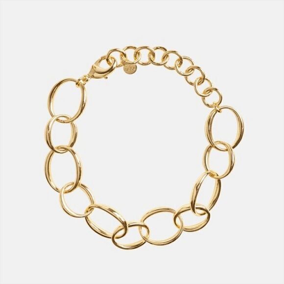 BaYou with Love Gold Link Bracelet - NWT - Picture 1 of 3